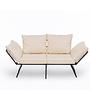 Viper Sofa 2-Sitzer helles Creme 7