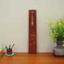 Vintage Wandschmuck Holz Braun 1970er Jahre 2