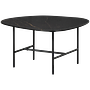 Vajen Coffee table marble look black 5