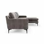 Astha Sofa 3-Sitzer Récamiere Rechts Danny Steel Grey 3