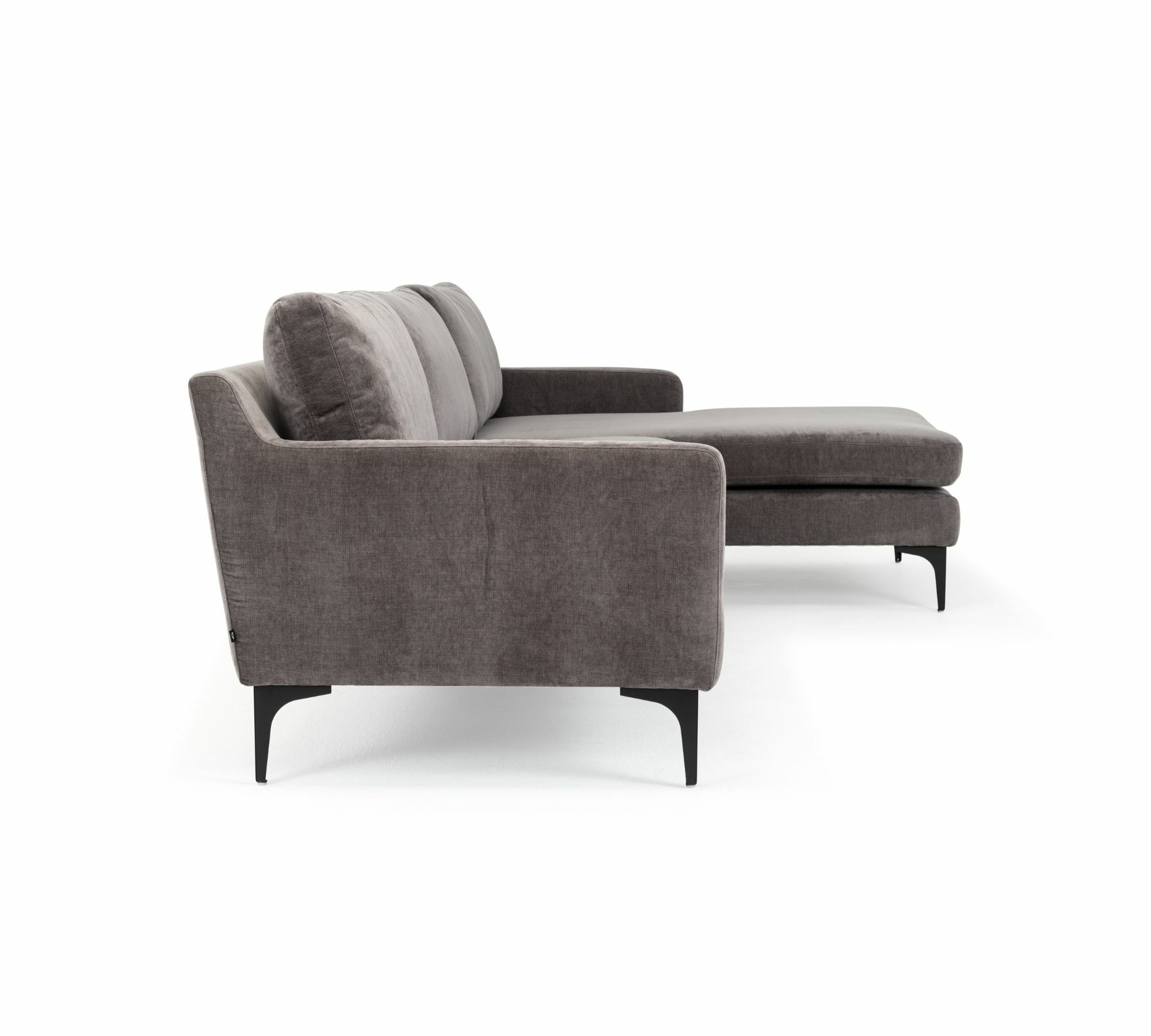 Astha Sofa 3-Sitzer Récamiere Rechts Danny Steel Grey 3