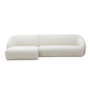 Blanca 3-Sitzer Sofa Récamiere Links Bouclé Off-White 1