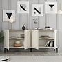 Lyon 79 Console Wood veneer Cream Black 2