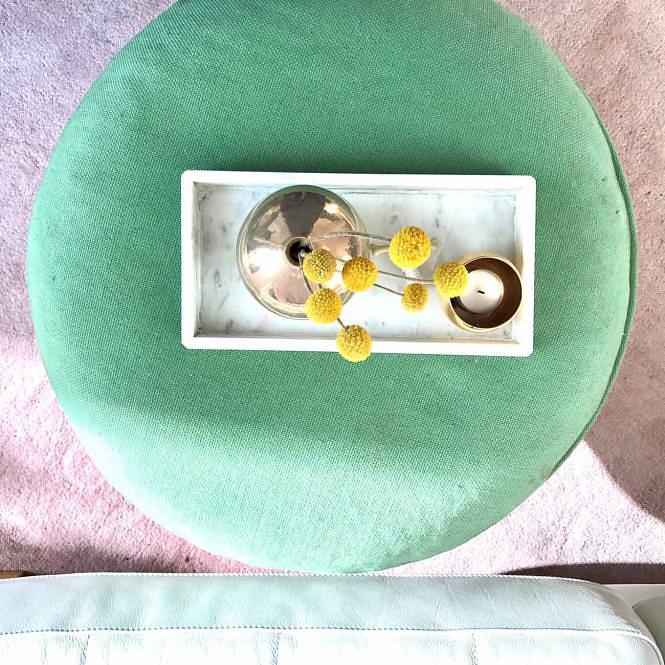 Marble tray Rectangular White 0