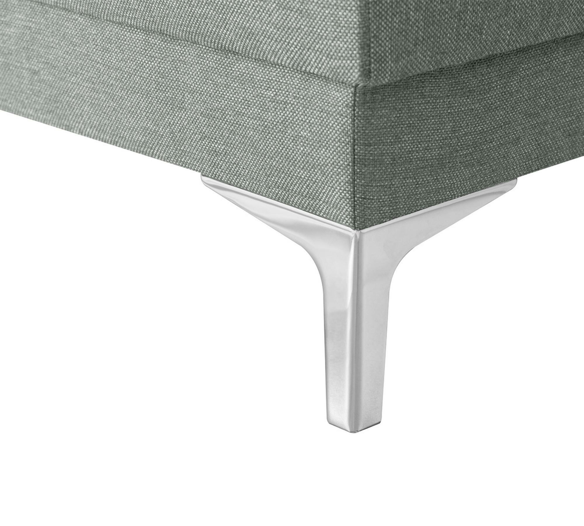 Sofalandschaft Allegra in Leinenoptik Grau 8