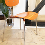 Wilde&Spieth Eiermann SE 68 Stuhl Holz Orange 2