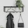 Coat rack metal black 1