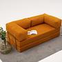 Comfort Schlafsofa 2-Sitzer Orange 1