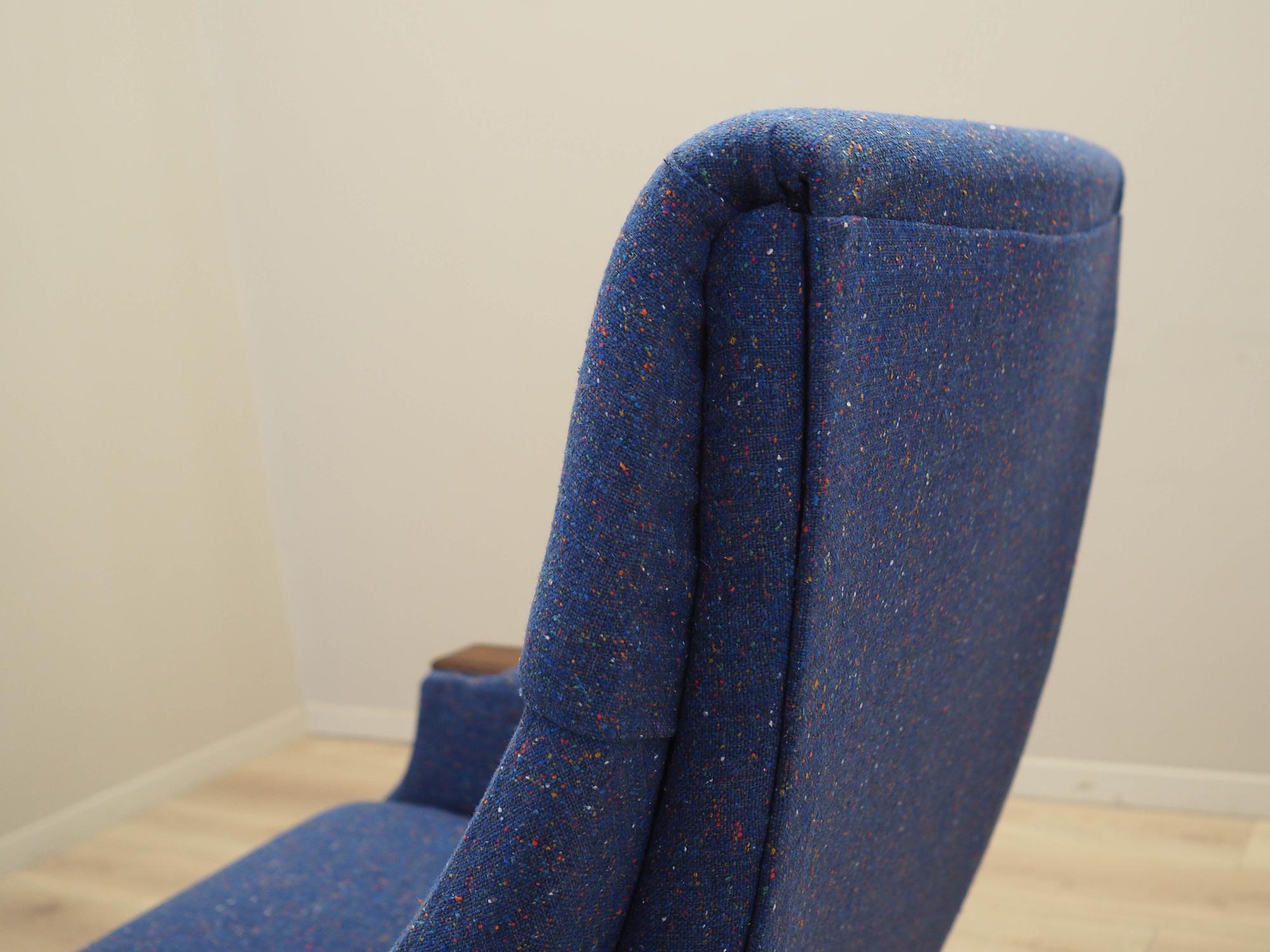 Lounge Chair Blue 1960s 13