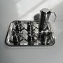 Inox Espresso-Set Tasse für 12 Personen Silber 1