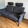 Sofa 2-Sitzer Baumwolle Grau 0