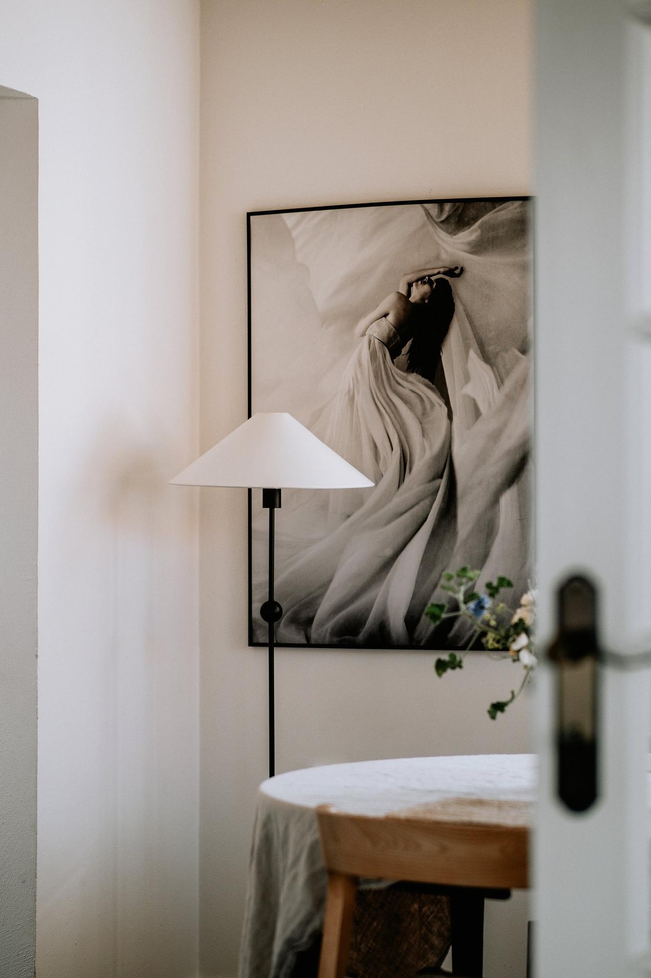 Olivia Lampenschirm Leinen Weiß Ø 45cm 6