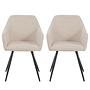 Armchair NAPIDO Set of 2 Grey 0