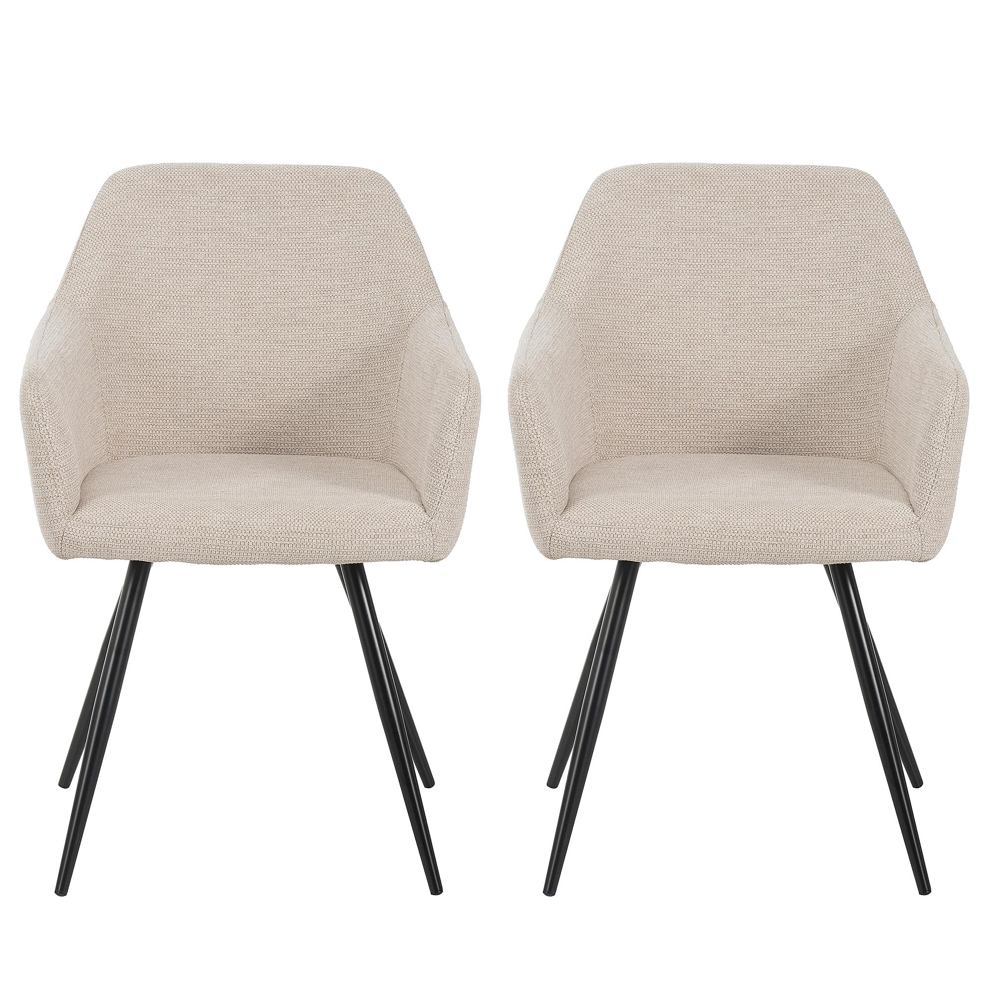 Armchair NAPIDO Set of 2 Grey 0