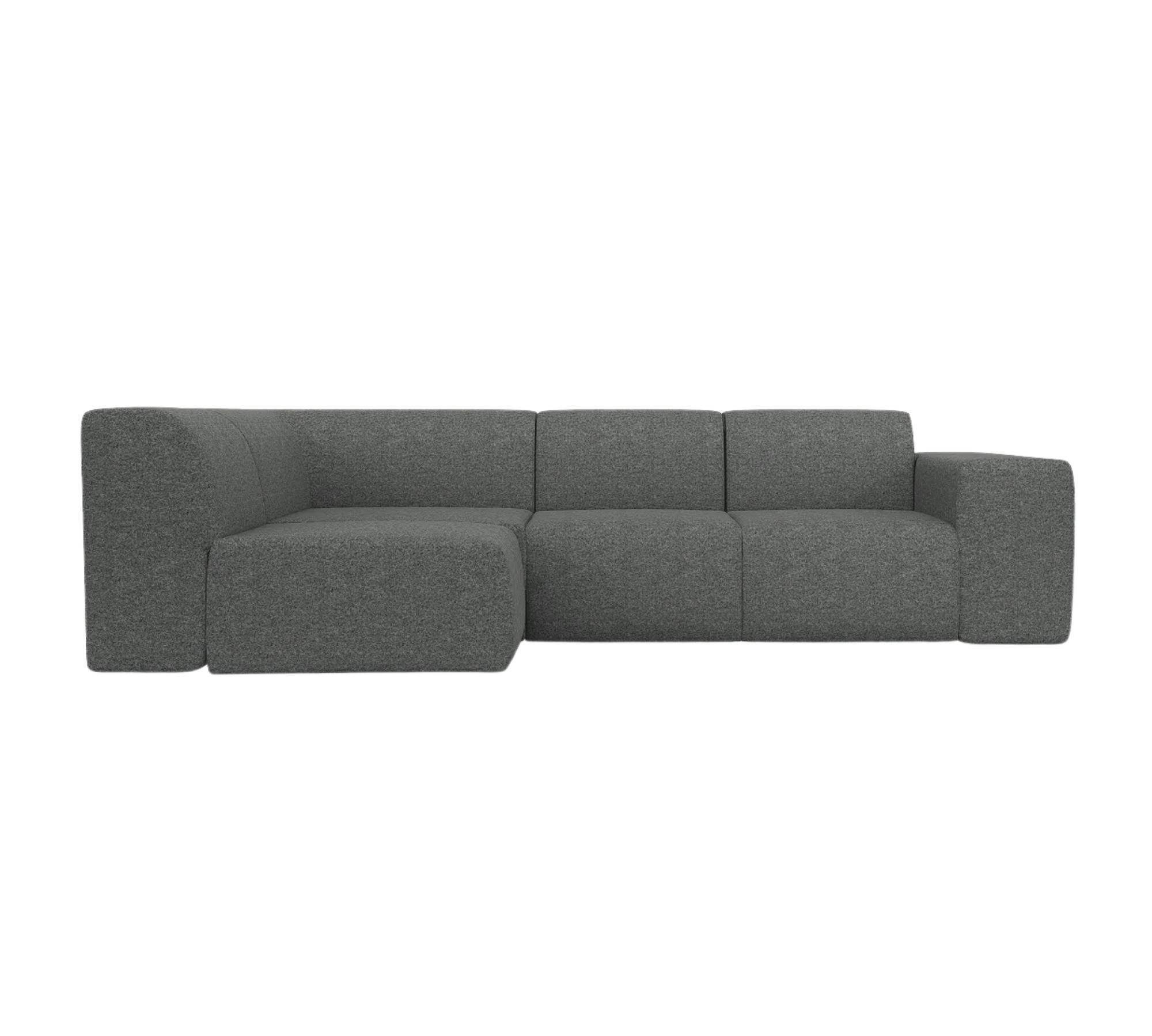 Pyllow Ecksofa Wolle Steingrau  1