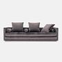 Copenhagen Sofa 3-Seater Grey-Brown 1