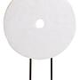 Fidel Kleine Distressed White Mangoholz Skulptur
 3