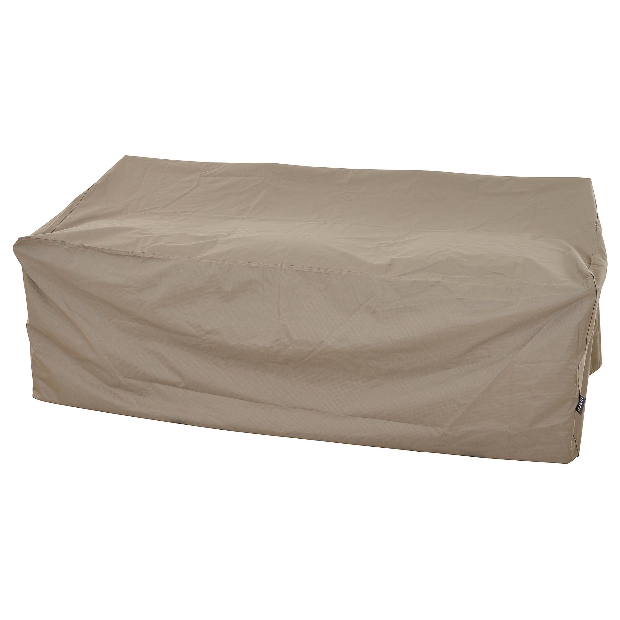 Lounge Sofa Protective Cover Linfu Beige 205 cm 0