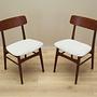 2x Esszimmerstuhl Teakholz 1970er Jahre 4