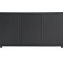 Sideboard Teakholzfurnier Schwarz 0
