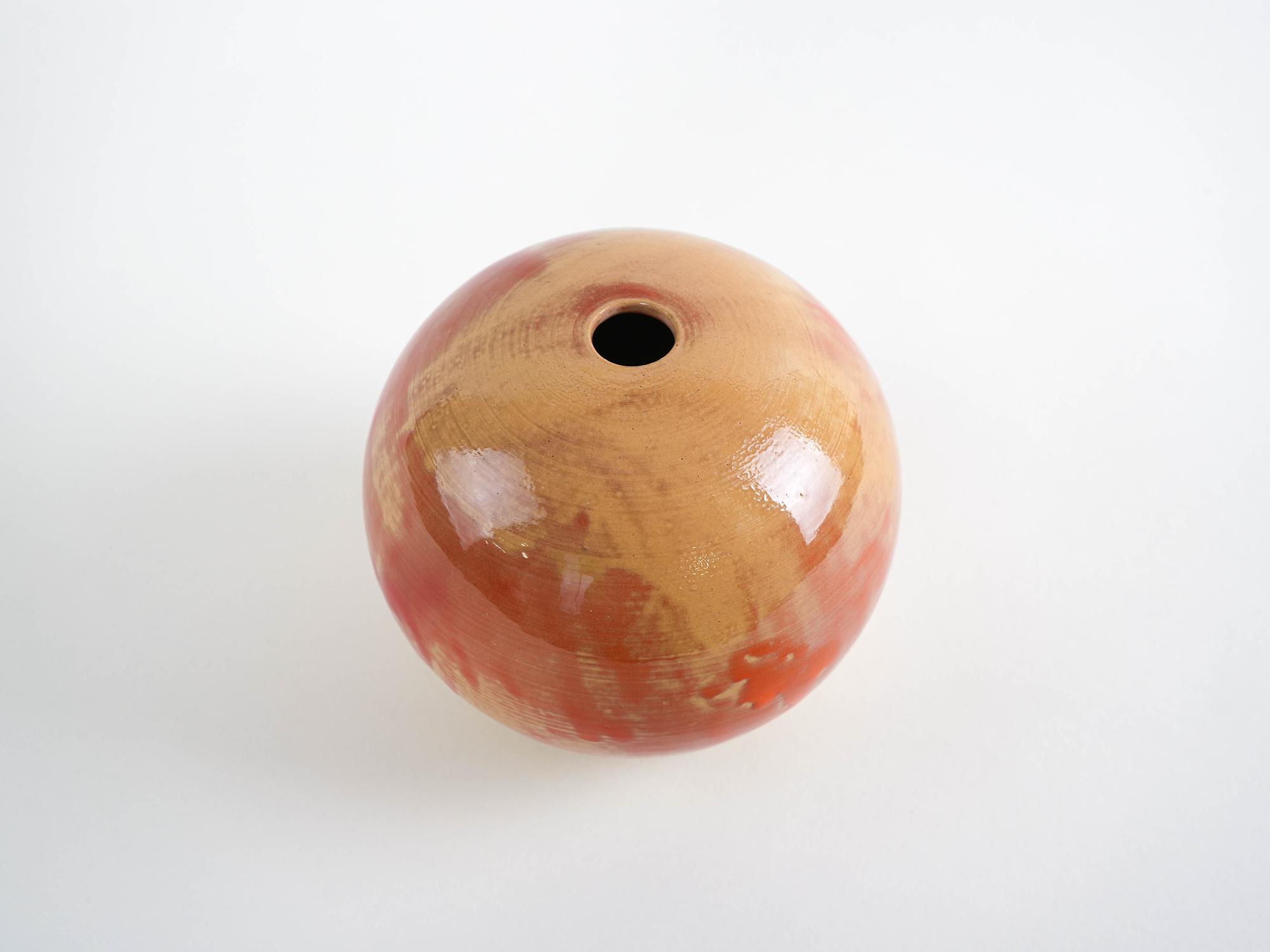 Spherical ceramic vase 1960s 4