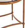 Forli Rounder Side Table Iron Rose Gold 3