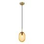 Pendelleuchte Devin Typ C Farbglas Eisen Beige 3