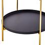Trosa Beistelltisch Schwarz Gold 5