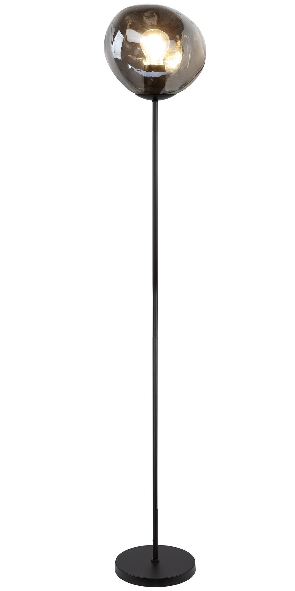Floor lamp smoked glass grey 0