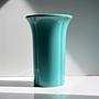 Vintage Vase Türkis 1970er Jahre 2