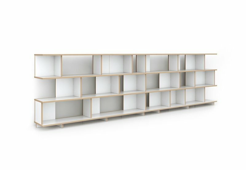 Stell Anbauregal Weiß 7