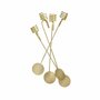 Christmas tree candle holder gold 2