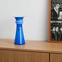 Glass vase Blue 1