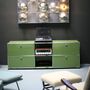 Unikat Sideboard mit Schubladen Yearbridge Green 6