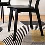 Esszimmerstuhl 2er-Set Holz Schwarz 5