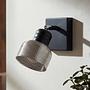 Wall lamp ALGA 1-Light Smoked glass Iron 1