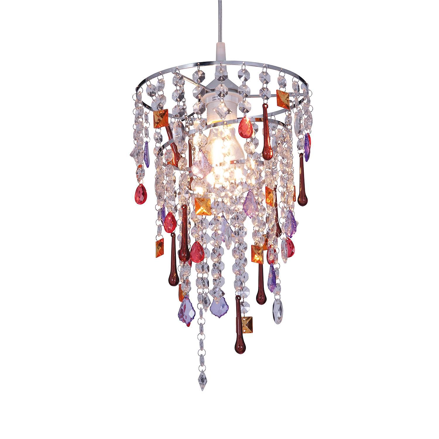 Kandy Pendelleuchte Edelstahl Silber 0