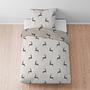 Rosin Bedding Set Melange Flannel Beige  2