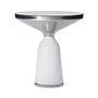 Bell Side Table Metall Weiß 1