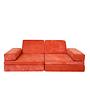 Puzzle Sofa Bed 2-Seater Orange 9
