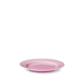 Rhombe Color Lunch-Teller Porzellan Rosa 1