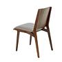 Dining chair faux leather grey 6