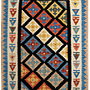 Kilim Gashgai Teppich Mehrfarbig 0