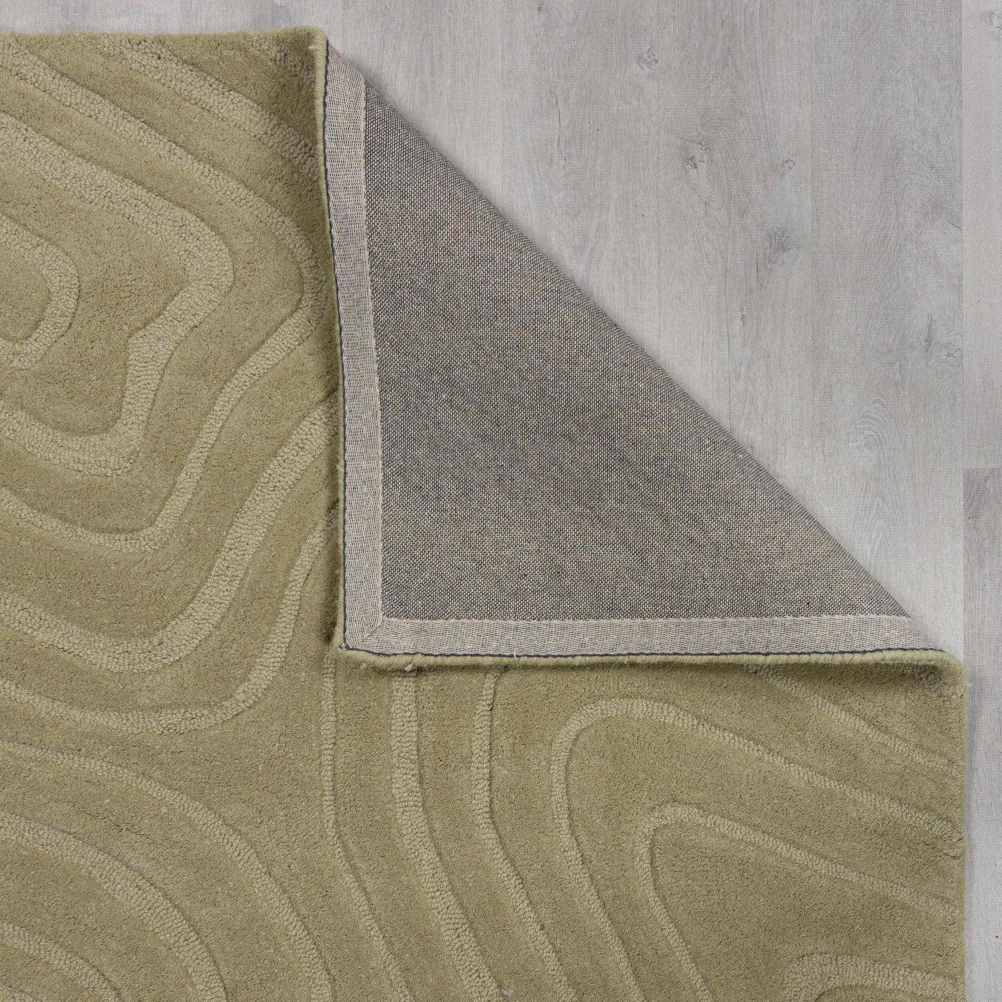 Mesmerise rug sage green ⌀160cm 3