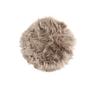 Katy Pouf Polyester Fake Fur Brown / Beige ø34cm 0