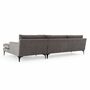Astha Sofa 3-Sitzer Récamiere Rechts Danny Steel Grey 4