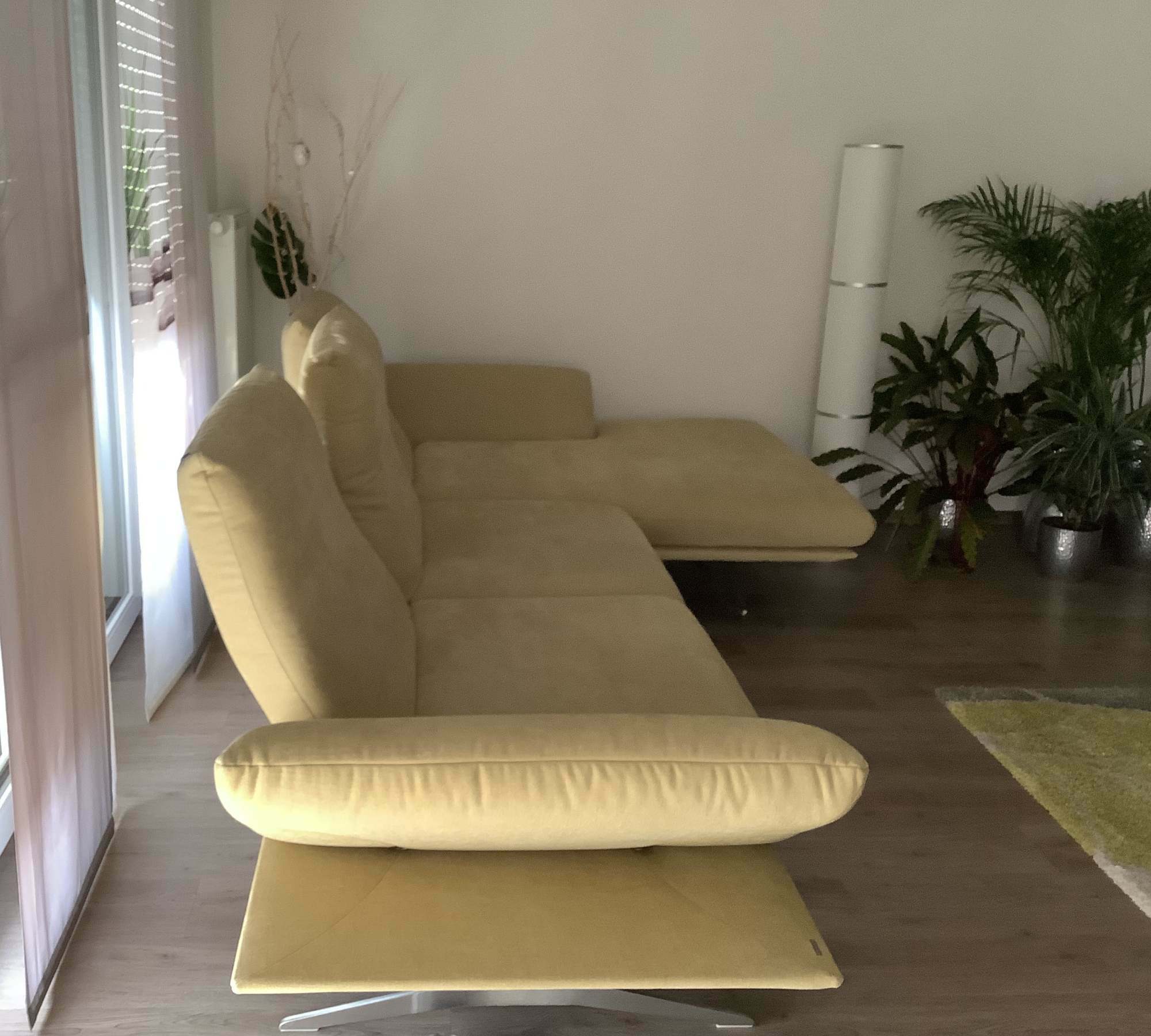 Francis Sofa Récamiere Rechts Textil Metall Grün 2
