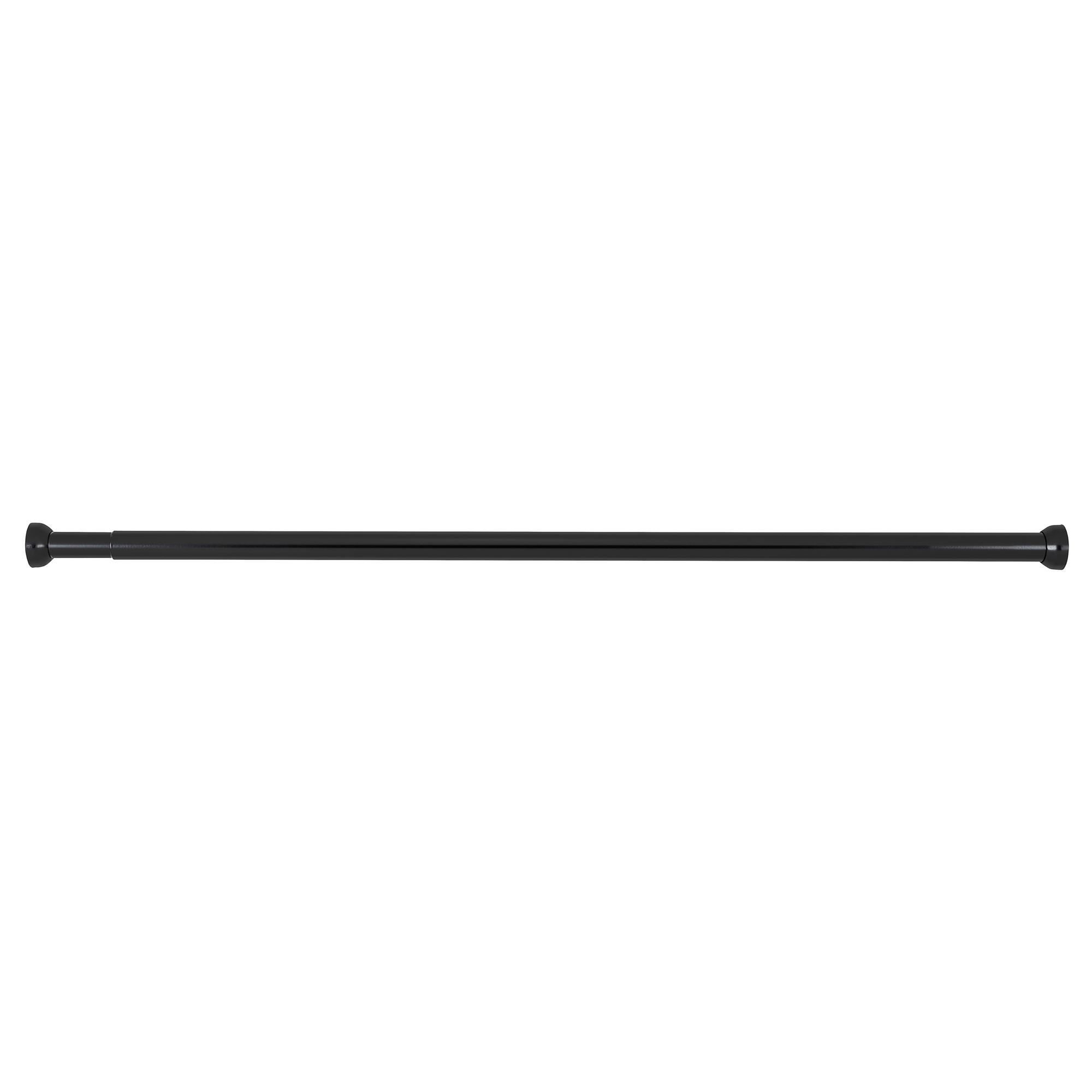 Touws Telescopic Shower Rod Aluminium Black 0