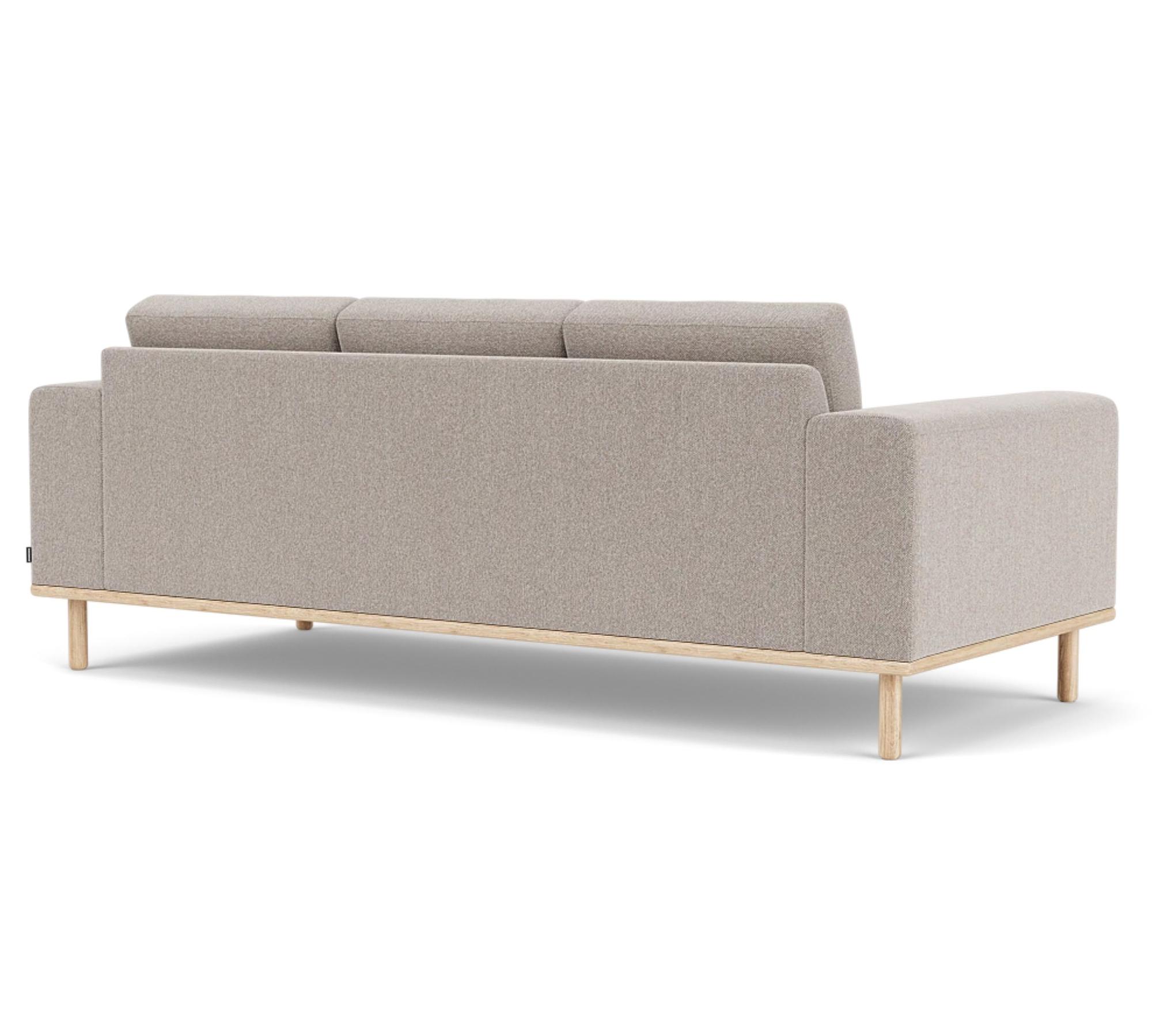 Vilmar Sofa 3-seater Agnes Brown 4