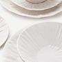 2x Packed Plate Ceramic White 3